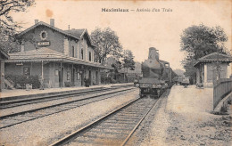 MEXIMIEUX (Ain) - Arrivée D'un Train - Locomotive - Ecrit 1915 (2 Scans) - Sin Clasificación