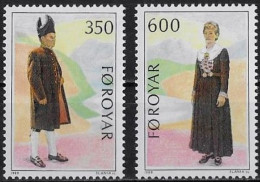 FEROE - COSTUMES TRADITIONNELS - N° 178 ET 179 - NEUF** MNH - Faeroër