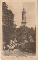 XXX -(33) VERDELAIS - CLOCHER DE LA BASILIQUE ET PROCESSION MONTANT AU CALVAIRE - 2 SCANS - Verdelais