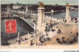 AJTP4-75-0492 - PARIS - Le Pont Alexandre  - Bruggen