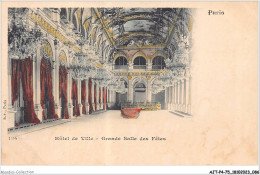 AJTP4-75-0456 - PARIS - Hotel De Ville - Grande Salle Des Fetes  - Autres Monuments, édifices