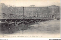 AJTP3-75-0410 - INNONDATION - Le Pont Des Arts  - Inondations De 1910