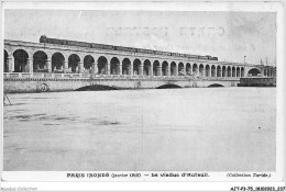 AJTP3-75-0411 - INNONDATION - Le Viaduc D'auteuil - Inondations De 1910