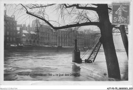 AJTP3-75-0404 - INNONDATION - Quai Des Orfevres  - Inondations De 1910