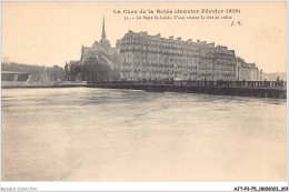 AJTP3-75-0393 - INNONDATION - Le Pont Saint-Louis  - Inondations De 1910