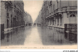 AJTP3-75-0389 - INNONDATION - La Rue De Lille  - Inondations De 1910