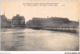 AJTP3-75-0382 - INNONDATION - Le Pont D'Arcole  - Inondations De 1910