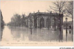 AJTP3-75-0372 - INNONDATION - La Gare Des Invalides  - Inondations De 1910