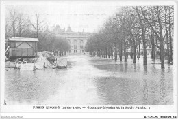 AJTP3-75-0366 - INNONDATION - Champs-élysées Et Le Petit Palais  - Inondations De 1910