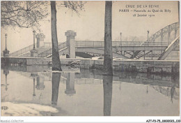 AJTP3-75-0359 - INNONDATION - Passerelle Du Quai De Billy  - Inondations De 1910