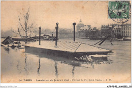 AJTP3-75-0358 - INNONDATION - L'octroi Du Port Saint-Nicolas  - Inondations De 1910