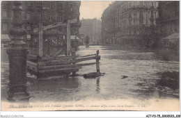 AJTP3-75-0347 - INNONDATION - Autour De La Gare Saint-Lazarre  - Inondations De 1910