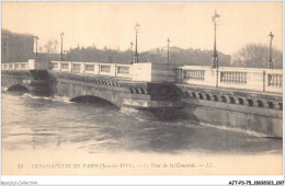 AJTP3-75-0341 - INNONDATION - Le Pont De La Concorde  - Inondations De 1910