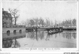 AJTP3-75-0326 - INNONDATION - Gare Des Invalides  - Inondations De 1910