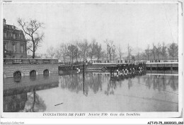 AJTP3-75-0323 - INNONDATION - Gare Des Invalides  - Inondations De 1910