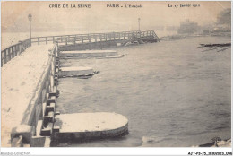 AJTP3-75-0321 - INNONDATION - L'estacade  - Inondations De 1910