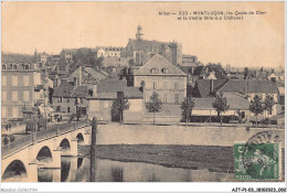 AJTP1-03-0002 - MONTLUCON - Les Quais De Cher Et De La Vieille Ville - Le Chateau  - Montlucon