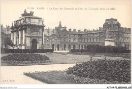 AJTP9-75-0972 - PARIS - La Cour Du Carrousel Et L'arc De Triomphe élevé En 1806 - Panoramic Views