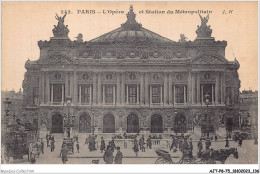 AJTP8-75-0887 - PARIS - L'opéra Et La Station Du Métropolitain - Panoramic Views