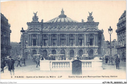 AJTP8-75-0877 - PARIS - L'opéra Et La Station Du Métro - Mehransichten, Panoramakarten