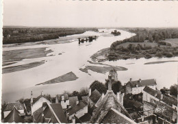 XXX -(37) CANDES - LE CONFLUENT DE LA VIENNE ET DE LA LOIRE - VUE AERIENNE GENERALE - 2 SCANS - Other & Unclassified