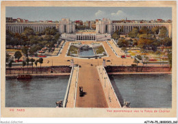 AJTP6-75-0694 - PARIS - Vue Panoramique Vers Le Palais De Chaillot  - Viste Panoramiche, Panorama