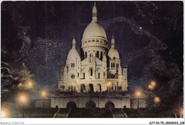 AJTP6-75-06477 - PARIS - Sacré Coeur De Montmartre  - París La Noche