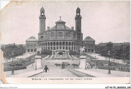 AJTP6-75-0691 - PARIS - Le Trocadero Vue Du Pont D'iéna - Andere Monumenten, Gebouwen