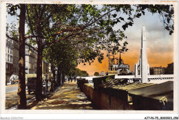 AJTP6-75-0641 - PARIS - Pont De La Tournelle Et Statut De Ste Geneviève  - Cartas Panorámicas