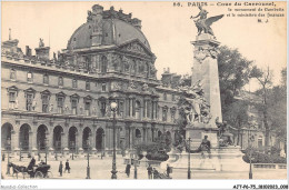 AJTP6-75-0617 - PARIS - Cour Du Carrosel, Monument De Gambetta, Ministère Des Finances  - Mehransichten, Panoramakarten