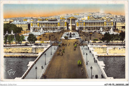 AJTP5-75-0602 - PARIS - Nouveau Pont Et Place De La Concorde  - Cartas Panorámicas