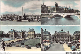 AJTP5-75-0572 - PARIS - La Place De La Concorde, La Conciergerie, Palais Du Luxembourg - Cartas Panorámicas