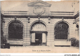 AJTP4-75-0504 - PARIS - Entrée De La Librairie Plon  - Autres Monuments, édifices