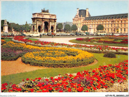 AJTP9-75-01036 - PARIS - Jardins Des Tuileries, Arc De Triomphe Du Carrosel - Mehransichten, Panoramakarten