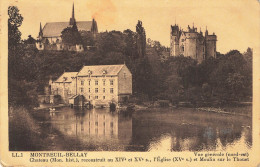 CPA Montreuil Bellay-Le Chateau-Moulin Sur Le Thouet-1-Timbre       L2882 - Montreuil Bellay