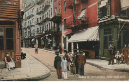 XXX - NEW YORK , U. S. A. - SCENE IN CHINATOWN , NEW YORK CITY - Manhattan