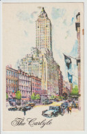 CARTOLINA DI HOTEL THE CARLYLE - NEW YORK - FORMATO PICCOLO - Wirtschaften, Hotels & Restaurants