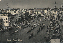 XXX - VENEZIA ( ITALIA ) - PONTE DI RIALTO - VISTA GENERALE - 2 SCANS - Venezia