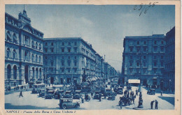 XXX - NAPOLI ( ITALIA ) - PIAZZA DELLA BORSA E CORSO UMBERTO - 2 SCANS - Napoli (Napels)