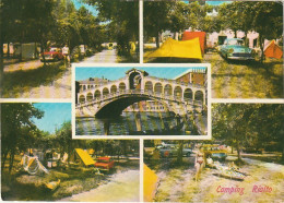 XXX - VENEZIA ( ITALIA ) - " CAMPING RIALTO " - CAMPALTO - COLORI MULTIVISTA - 2 SCANS - Venezia (Venedig)