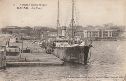 XXX - AFRIQUE OCCIDENTALE - DAKAR ( SENEGAL ) - LES QUAIS - 2 SCANS - Sénégal