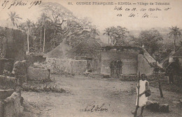 XXX - KINDIA ( GUINEE FRANCAISE ) - VILLAGE DE TABOUMA - 2 SCANS - Guinea Francese