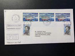 Lettre "TAAF" 02/09/2006 - 442 - TAAF - Kerguelen - Navire L'Osiris - Patrouilleur Austral - Albert Seyrolle - Storia Postale