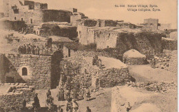 XXX -( SYRIA ) - NATIVE VILLAGE - VILLAGE INDIGENE , SYRIE - ANIMATION - SARRAFIAN BROS. , BEIRUT- 2 SCANS - Syrie