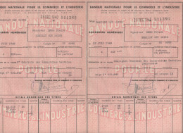 BNCI. ROMILLY Sur Seine. Borderau Numérique Lot De 9 + 2 - Unclassified