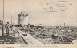 XXX - SALONIQUE ( GRECE ) - TOUR BLANCHE - UN COIN DU GOLFE - SALONICA - WHITE TOWER - A CORNER OF THE GULF - Grèce