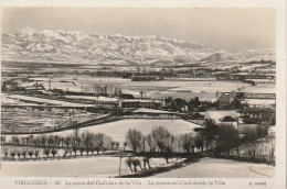 XXX - PUIGCERDA - LA SIERRA DEL CADI DESDE LA VILLA  - VUE GENERALE SOUS LA NEIGE DE LA SIERRA DEL CADI- 2 SCANS - Gerona