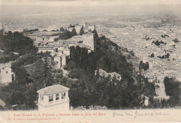 XXX - VISTA GENERAL DE LA ALHAMBRA Y GRANADA DESDE LA SILLA DEL MORO - FOTO. GARZON , ALHAMBRA - Granada