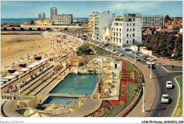 AJWP5-0452 - PISCINE - LES SABLES D'OLOONNE - LA PISCINE VERS LES JETEES  - Autres & Non Classés