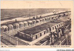 AJWP5-0439 - PISCINE - CABOURG - LA PLAGE ET LA PISCINE-ECOLE  - Autres & Non Classés